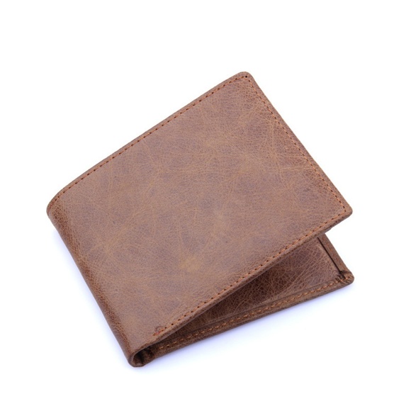 Mens RFID Protection Trifold WALLET - Picture 2 of 7